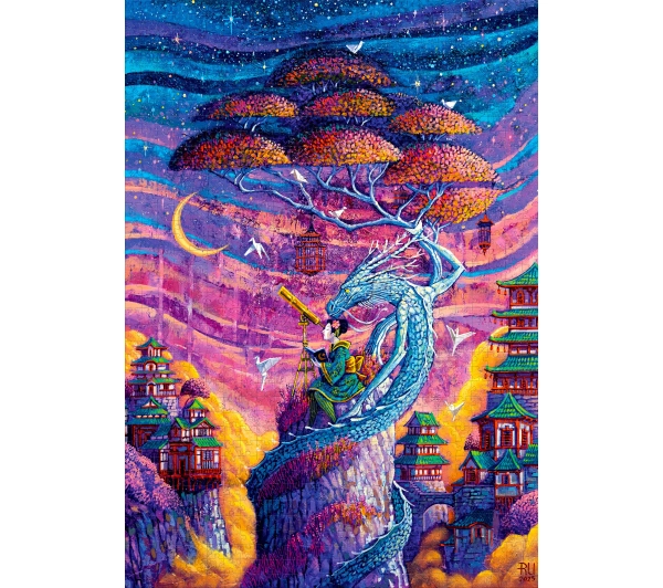 Good Loot Roch Urbaniak Sakura i Ryu / Sakura & Ryu Imagination Puzzle 1000 elementów