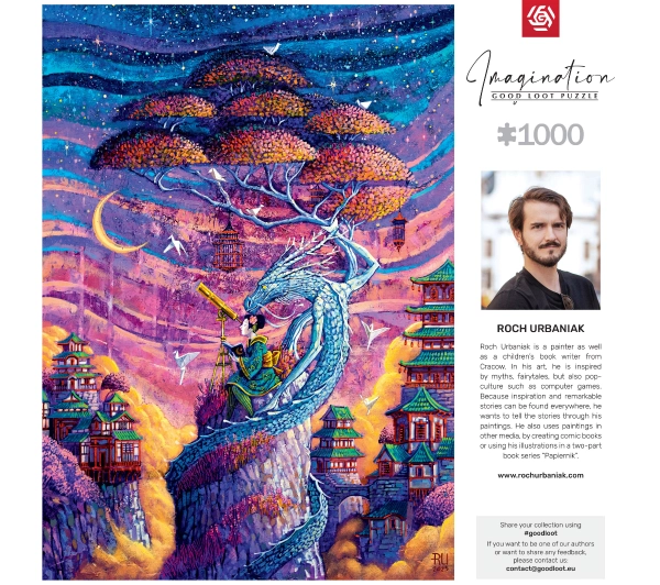 Good Loot Roch Urbaniak Sakura i Ryu / Sakura & Ryu Imagination Puzzle 1000 elementów