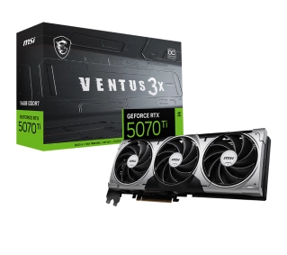 MSI GeForce RTX 5070 Ti Ventus 3X OC 16GB GDDR7 256bit DLSS 4 - Kup na Raty - RRSO 0%