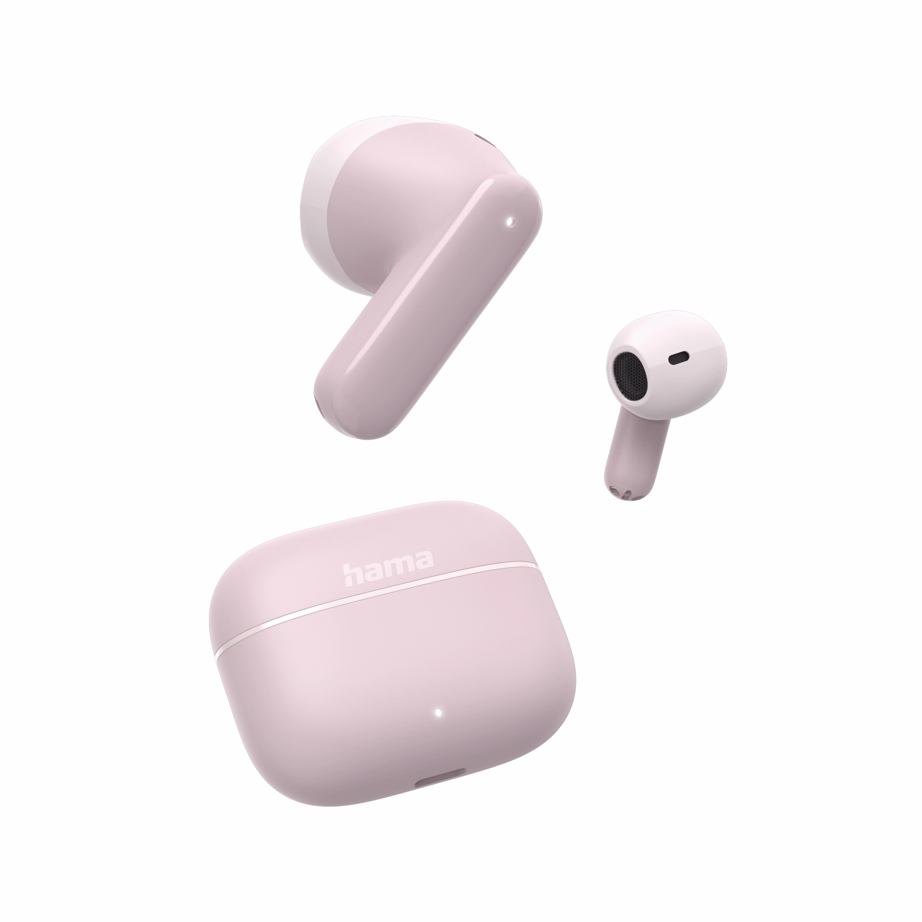 Słuchawki bezprzewodowe Hama TWS Freedom Light II Douszne Bluetooth 5.3 Różowy