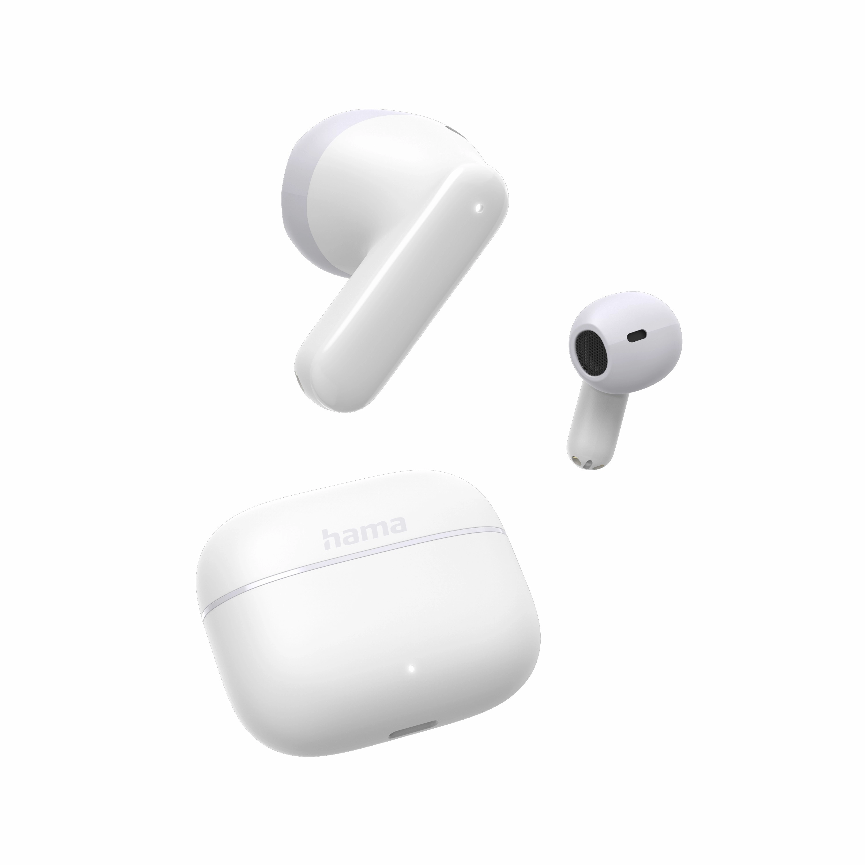 Słuchawki bezprzewodowe Hama TWS Freedom Light II Douszne Bluetooth 5.3 Biały