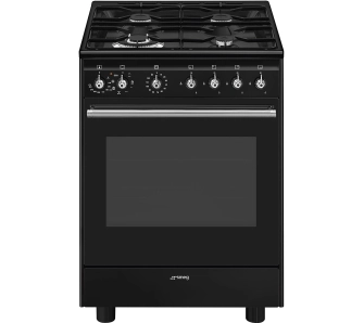 Kuchnia gazowo-elektryczna Smeg Classica CX61GMBL Termoobieg