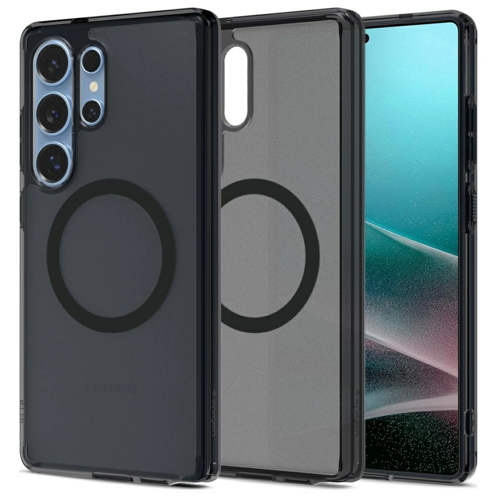 Etui Spigen Ultra Hybrid Mag MagSafe do Galaxy S25 Ultra Czarny
