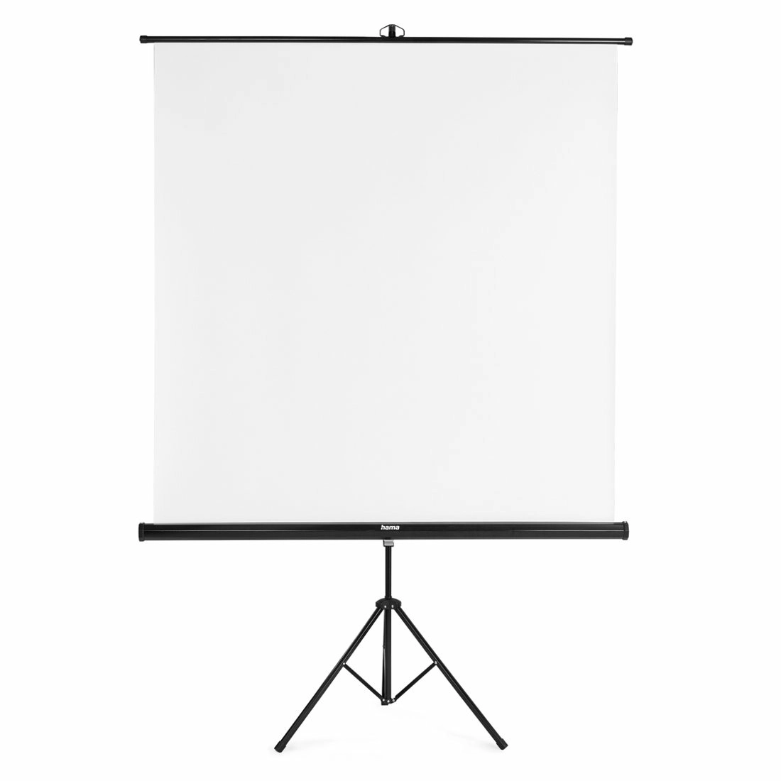 Ekran ręczny Hama 21574 Na Statywie 155x155cm Biały