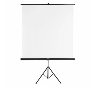 Ekran ręczny Hama 21574 Na Statywie 155x155cm Biały