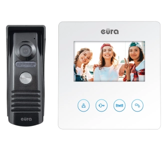 Wideodomofon Eura-Tech Eura VDP-52A3 Atira Biały