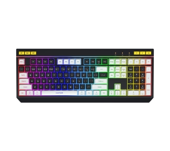 Klawiatura membranowa Hator Icefall Czarno-biały