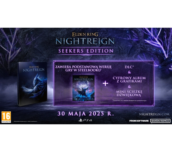 Elden Ring Nightreign Seekers Edition Gra na PS4