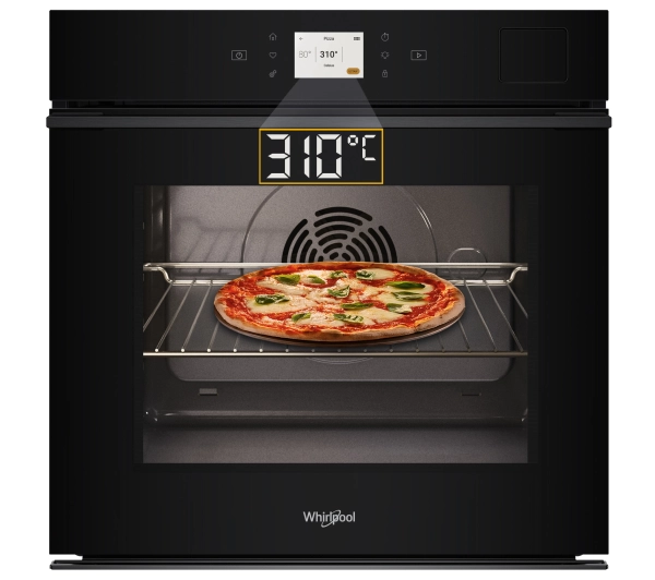 Piekarniki do zabudowy - Whirlpool WOI9A8PT2SBA Pizza 310C Termoobieg AirFry Czarny