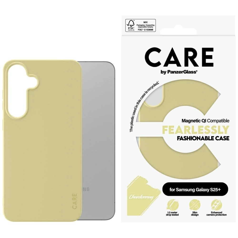 Etui PanzerGlass CARE by Fashion QI do Samsung Galaxy S25+ Chardonnay