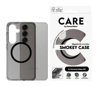 Etui PanzerGlass CARE by Flagship Urban Combat Black QI do Galaxy S25 Szary
