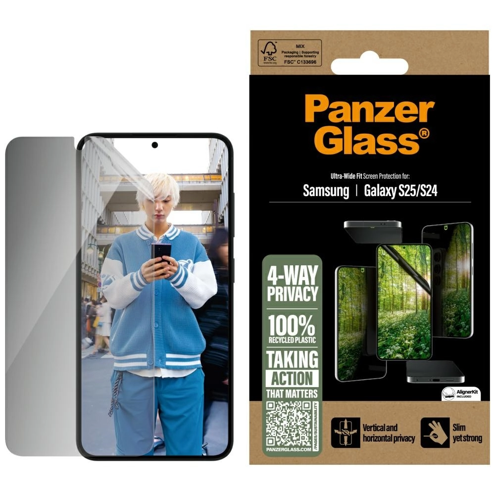 Szkło hartowane PanzerGlass ECO MATRIX do Galaxy S25
