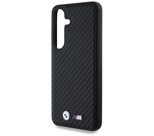 BMW Leather Carbon MagSafe do Galaxy S25 Plus Czarny