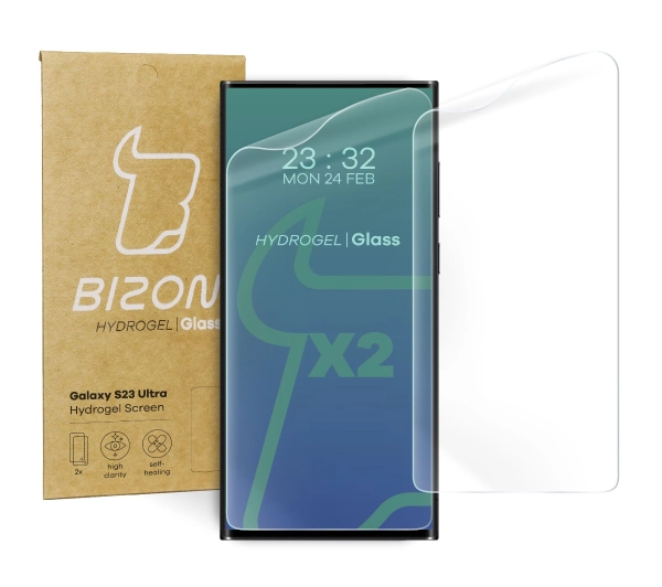Bizon na ekran Hydrogel do Galaxy S23 Ultra 2 sztuki