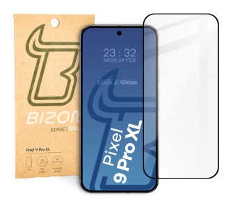 Szkło hartowane Bizon pełne Edge 2 do Google Pixel 9 Pro XL