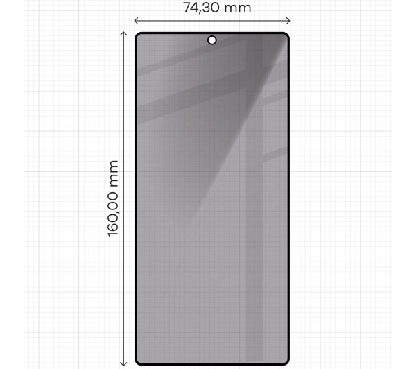 Bizon prywatyzujące pełne Edge Shadow do Galaxy S25 Ultra Przyciemniane
