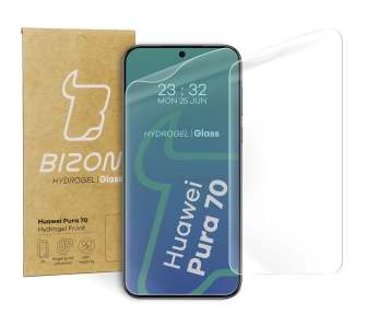 Folia hydrożelowa Bizon na ekran Hydrogel Front do Huawei Pura 70 2 sztuki