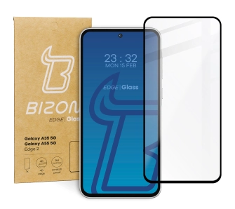 Szkło hartowane Bizon pełne Edge 2 do Galaxy A35/A55 5G