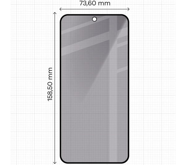Bizon prywatyzujące pełne Edge Shadow do Galaxy S24 FE/A36 5G/A56 5G Przyciemniane