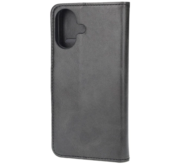 Bizon z klapką Pocket do iPhone 16 Czarny