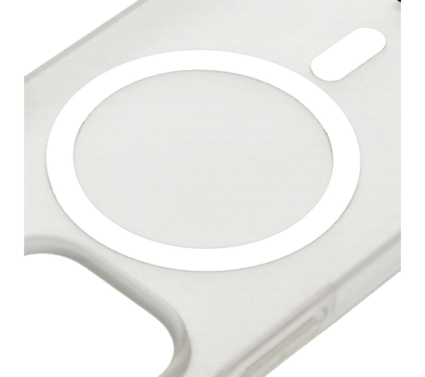 Bizon MatteO z MagSafe do iPhone 14 Pro Półprzezroczyste z przezroczystą ramką