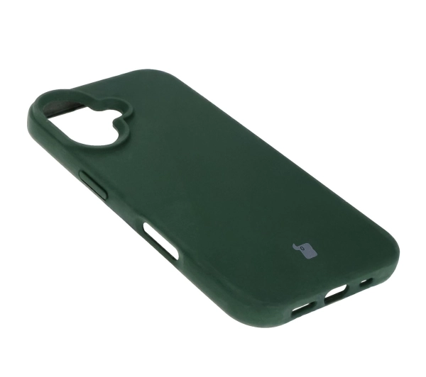 Bizon Silikonowe Soft do iPhone 16 Ciemnozielony