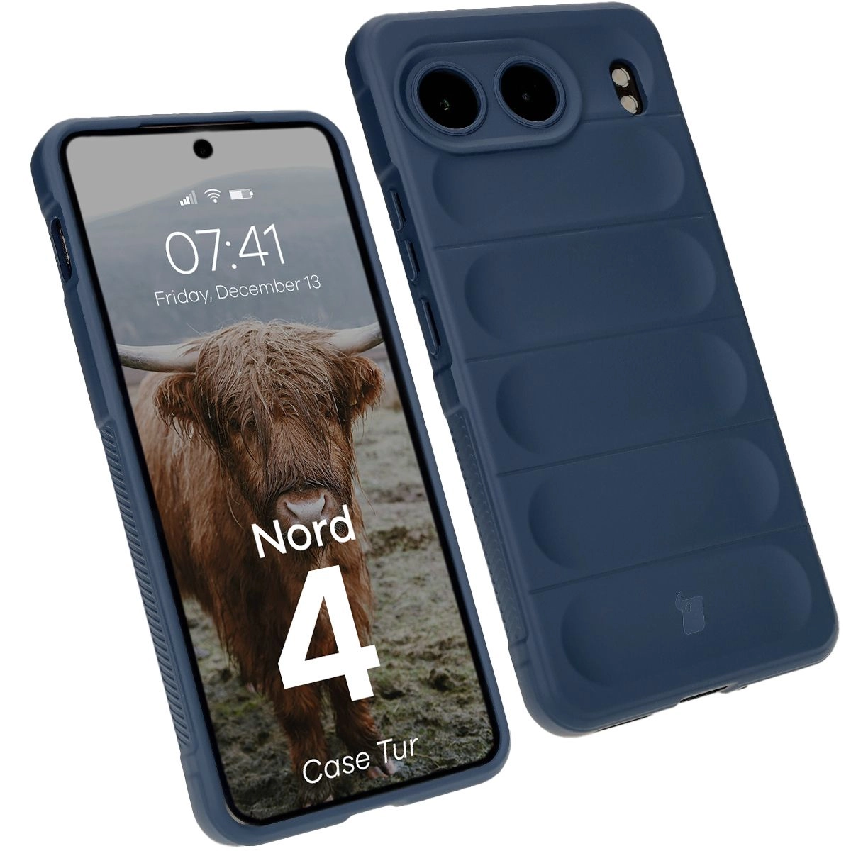 Etui Bizon Tur do OnePlus Nord 4 Dark Blue