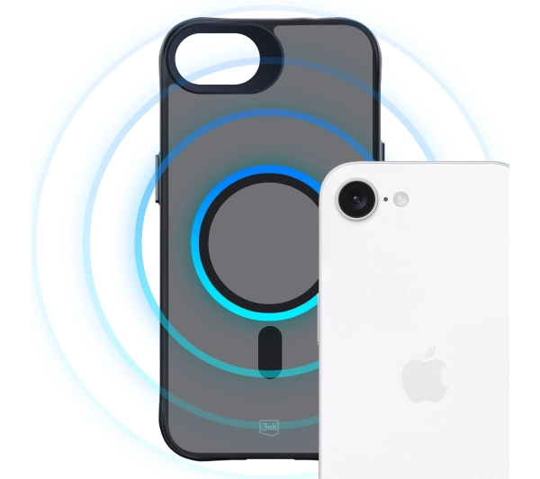 3mk Smoke MagCase do iPhone 16e Czarny
