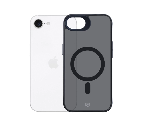 3mk Smoke MagCase do iPhone 16e Czarny