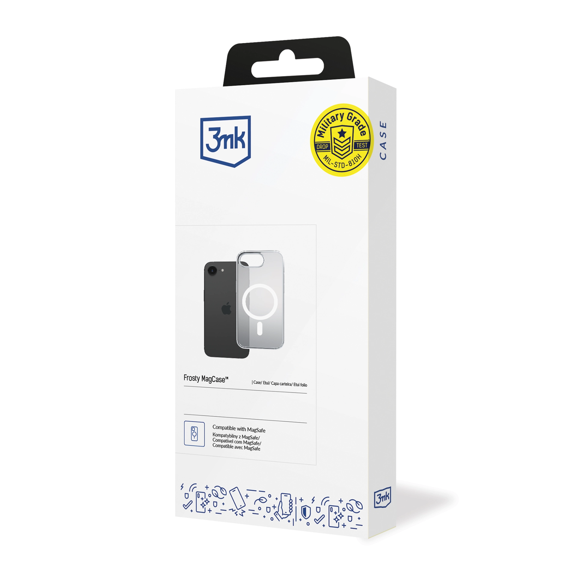 Etui 3mk Frosty MagCase do iPhone 16e Biały