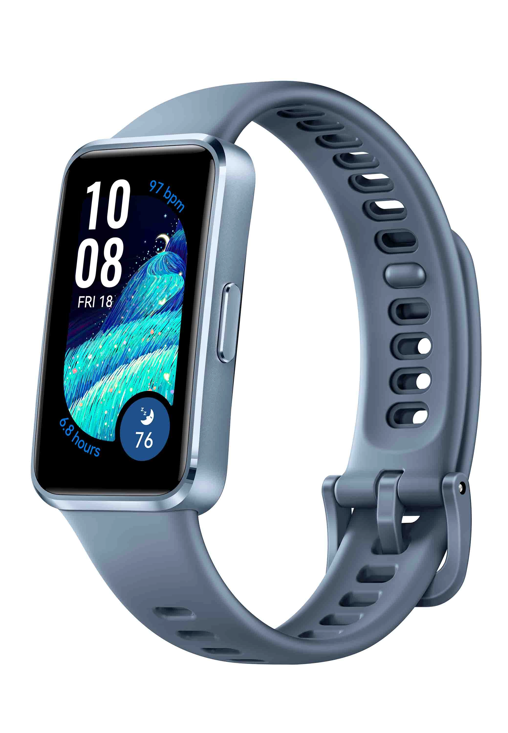 фото Фитнес‑браслет Huawei Band 10 Metal Body Blue (55020ELL)
