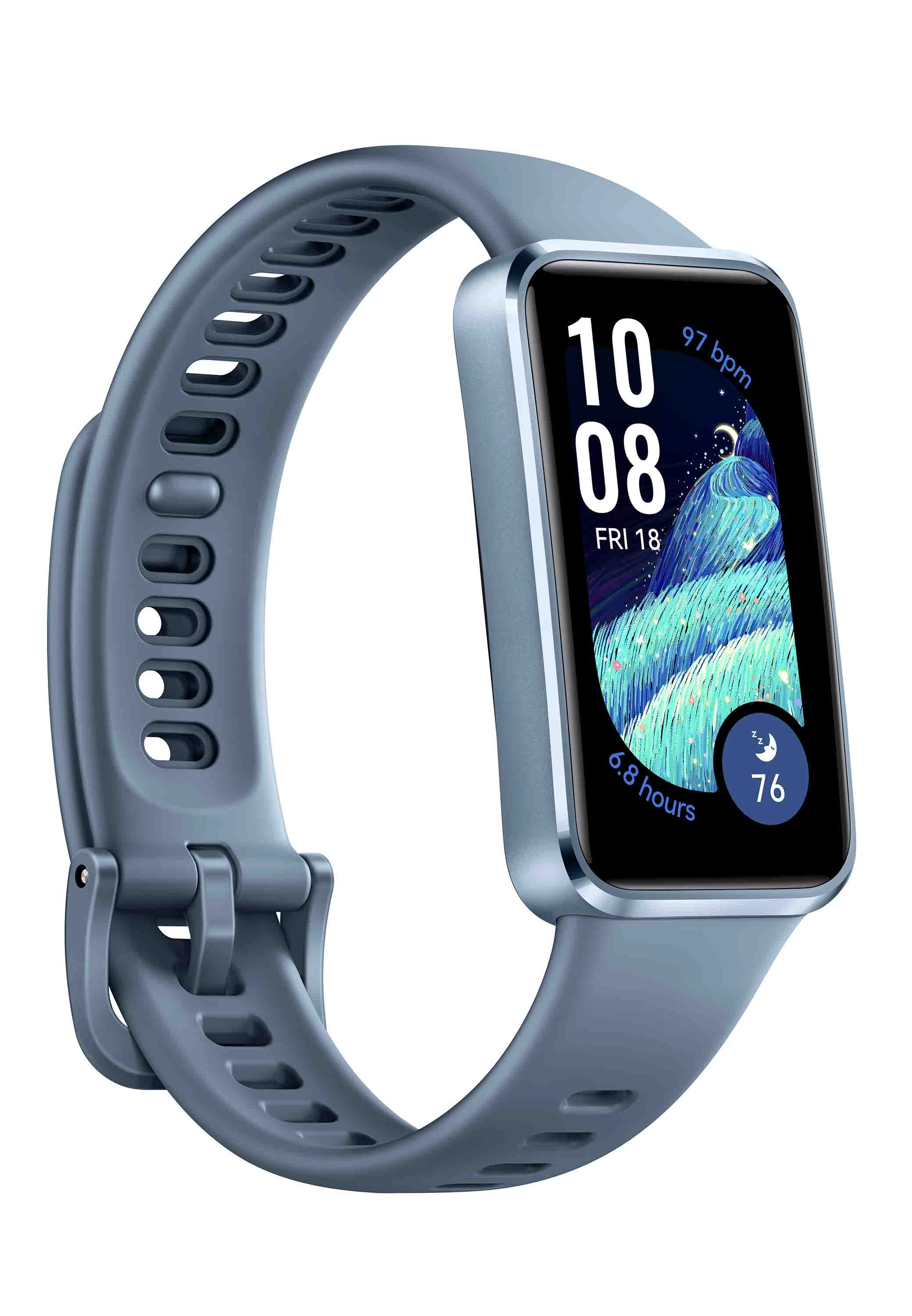 фото Фитнес‑браслет Huawei Band 10 Metal Body Blue (55020ELL)