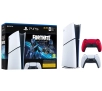 Konsola Sony PlayStation 5 Digital Slim D Chassis (PS5) 1TB Fortnite Cobalt + Dodatkowy Pad Wulkaniczna czerwień