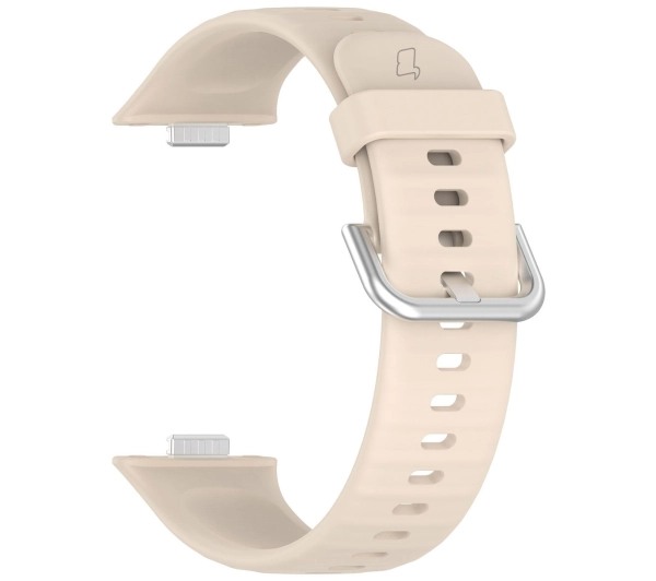Bizon Strap Watch Silicone Pro SR do Huawei Watch Fit 3 Beżowy