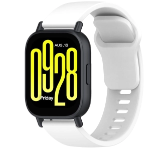 Pasek Bizon Strap Watch Silicone Pro H QuickRelease 22mm Biały