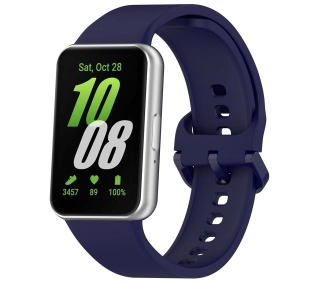 Bizon Strap Watch Silicone do Galaxy Fit 3 Granatowy