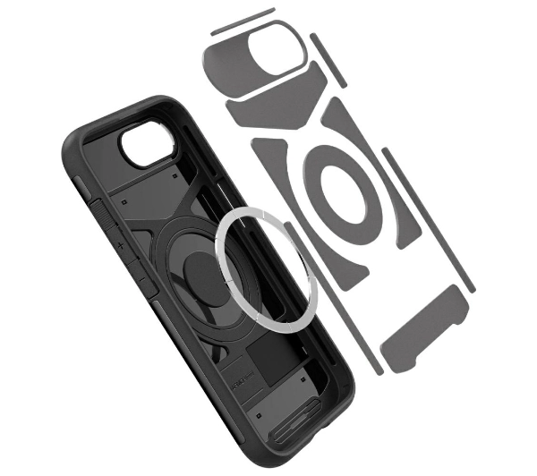 Spigen Slim Armor Mag MagSafe do iPhone 16e Czarny