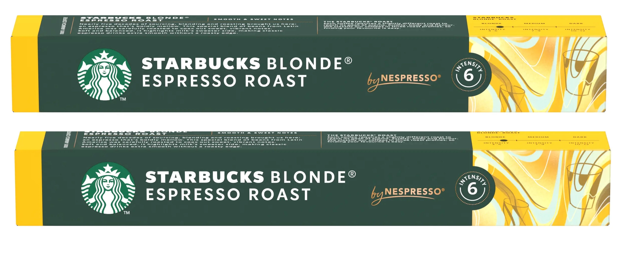Kapsułki Starbucks Nespresso Blonde Espresso Roast 20szt.