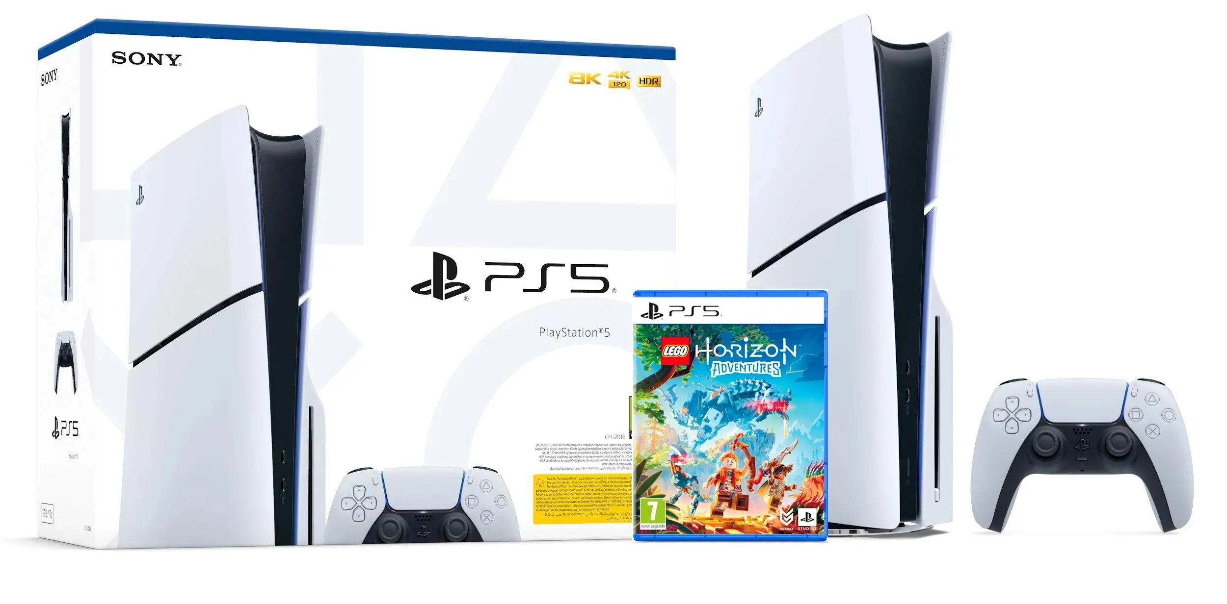 Konsola Sony PlayStation 5 Slim D Chassis (PS5) 1TB z napędem + LEGO Horizon Adventure