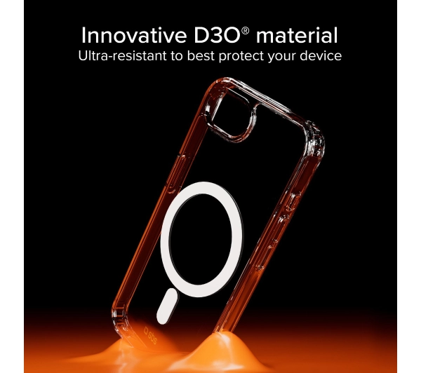 SBS D3O do iPhone 16e Przezroczysty