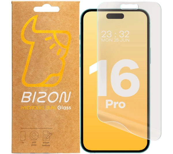 Bizon matowa Film Sun do iPhone 16 Pro 2 sztuki