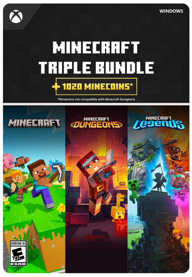 Minecraft Triple Bundle [kod aktywacyjny] Gra na PC
