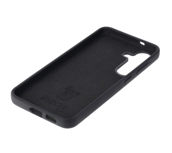 Bizon Silikonowe Soft do Galaxy S25 Czarny