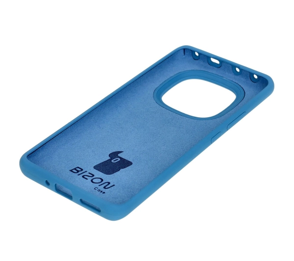 Bizon Silikonowe Soft do Xiaomi Redmi Note 14 Pro 5G/Poco X7 Niebieski