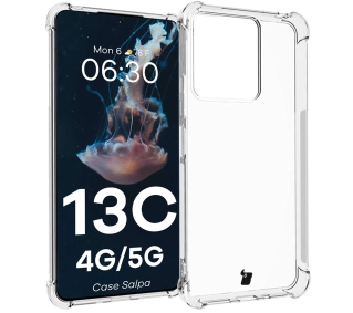 Bizon Elastyczne Salpa do Xiaomi Redmi 13C 4G/5G Przezroczysty