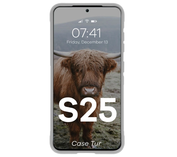 Bizon Tur do Galaxy S25 Jasnoszary