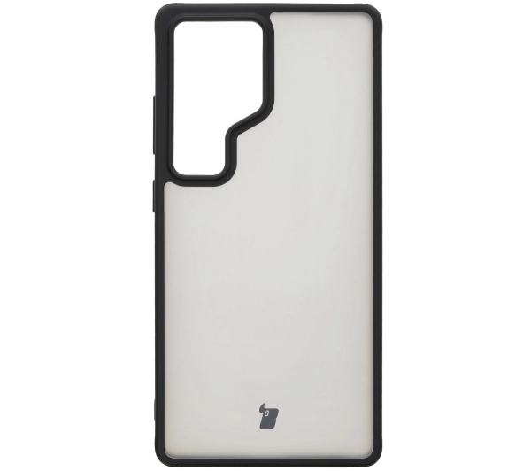 Bizon Angelo do Galaxy S25 Ultra Przydymione z czarną ramką