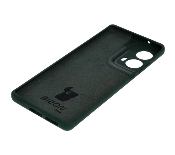 Bizon Silikonowe Soft do Motorola Moto G85 5G Ciemnozielony