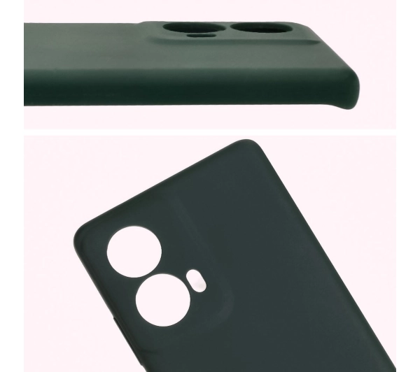 Bizon Silikonowe Soft do Motorola Moto G85 5G Ciemnozielony