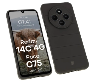Bizon Tur do Xiaomi Redmi 14C 4G / POCO C75 Czarny